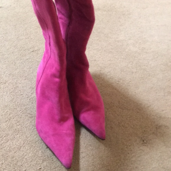 ⚡️FINAL PRICE⚡️ Vintage Pink Hot Rare Steven by Steve Madden Boots - Picture 16 of 16